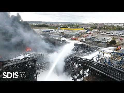 Incendie chez Lubrizol à Rouen le 26 septembre 2019