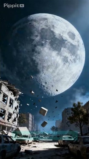 “What if the Moon crashed into Earth?” 🌙💥