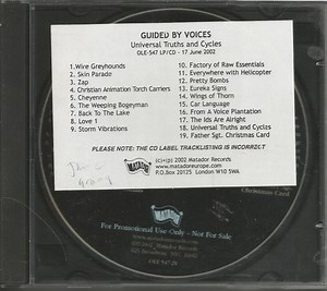 Guided By Voices - Universal Truths And Cycles