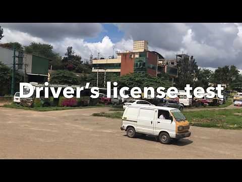 DRIVER'S LICENSE TEST TUTORIAL INDIA || Peenya RTO track in Bengaluru