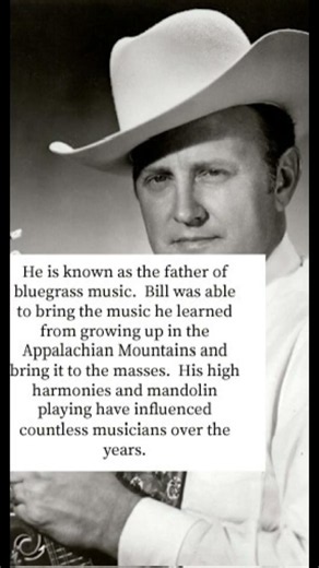 This day in country music history on September 13, 1911 Bill Monroe was born #countrymusic