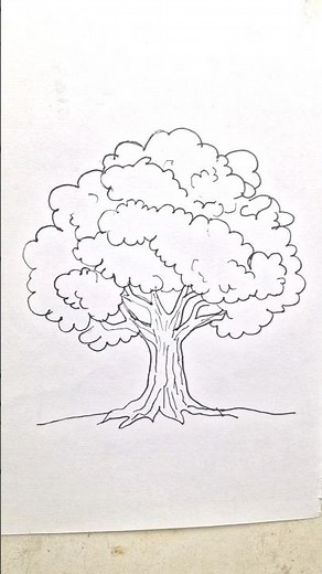 Draw Trees Like A PRO (Fast & Easy Tutorial)