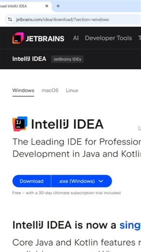 how to download community edition of intellij idea 2026 #coding #java #programming