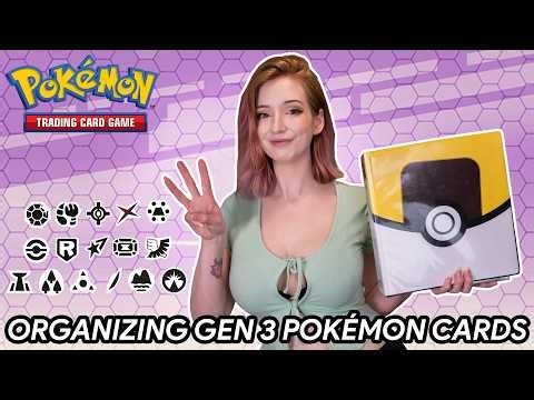 Cataloging & Sleeving My Entire Gen 3 Pokémon Card Collection!