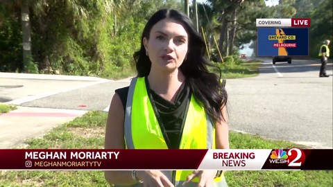 Wind fueling fast-moving fire in Central Florida