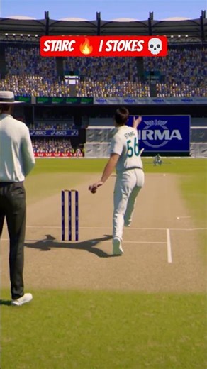 MITCHELL STARC DESTROYS BEN STOKES 😱🔥 | ASHES BOWLED #Shorts #Cricket26