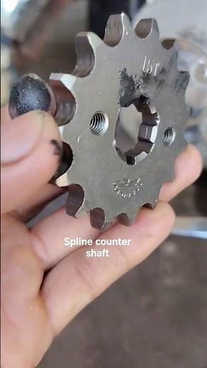 spline counter shaft sprocket ayos na. #subcribe #localvlogger #tutorial #shortvideo