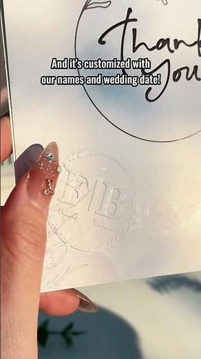 Save The Date | Personalized Book Embosser Stamp