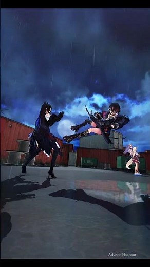 Advent Hideout 【MMD】【ホロライブEN】 @NerissaRavencroft @ShioriNovella #hololive #anime #animation #mmd