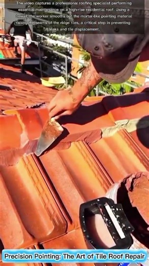 Precision Pointing: The Art of Tile Roof Repair