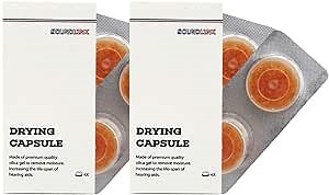 8PCS Hearing Aid Drying Capsules Dry-Cap for Phonak, Starkey and Unitron Charger Case
