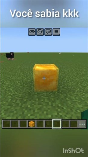 isso é um bloco de mel no Minecraft #minecraft#minecraftshorts