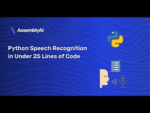 Python Speech Recognition in 5 Minutes