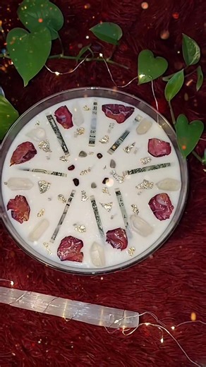 ching, Ching, CHING goes the money tree 💸🧘🏾‍♀️🧿 #money #mantra #manifest #candles #candletok