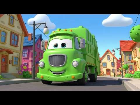 Garbage Truck Goes Up & Down! ♻️ Kids Clean Up Song Collection || kids cartoon