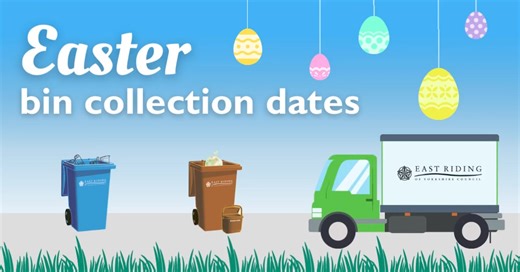 13K views · 15 shares |  Bin collection dates will temporarily change over the Easter period.  Hop to it and check the East Riding app, where your collection dates are automatically updated. 讀 You can also use the bin collection checker on our website to find out when your bins will be collected: https://orlo.uk/Vsifm | East Riding of Yorkshire Council | Facebook