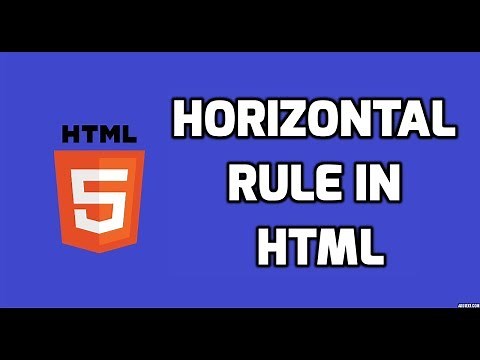 What is Horizontal Rule in HTML?