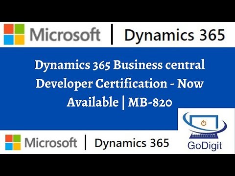 Dynamics 365 Business Central Developer Certification - Now Available | MB-820