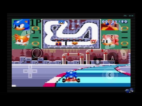Sonic Gems Collection (GCN/Dolphin Emulator Android) - Sonic Drift - Playthrough