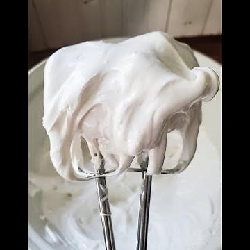 Homemade Marshmallow Fluff without corn syrup or eggs.