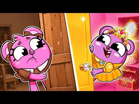 Rich VS Poor Playhouse Challenge 🏡 Funny Kids Songs and Nursery Rhymes 🐨 Koalala from Baby Zoo