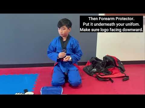 Tutorial: How to put on Sparring Gear