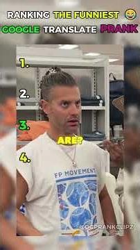 RANKING THE FUNNIEST GOOGLE TRANSLATE PRANKS 😂🌍