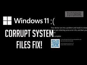 How to Fix Corrupt Windows 11/10 System Files - [2025 Complete Solution]