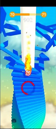 Stackball level 70 #shorts