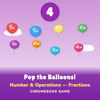 4th Grade Equivalent Fractions Math Game | No Prep Math Practice