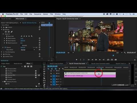 Create Masks For Chroma-Keys in Adobe Premiere Pro CC
