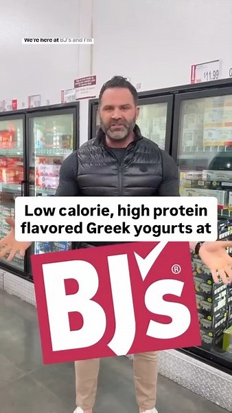 Low calorie, high protein flavored Greek yogurts at BJs