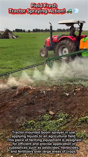 Field Fresh | Tractor Spraying Action! 🚜💨