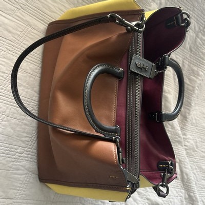 Coach Rogue Bag 39 Colorblock with Glovetanned Leather - Great condition | eBay