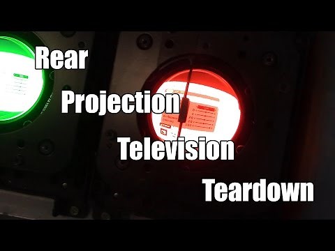 Toshiba Rear Projection TV Teardown