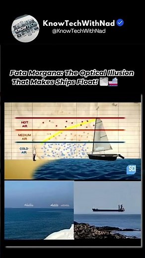 Fata Morgana: The Optical Illusion That Makes Ships Float! 🌫️🚢