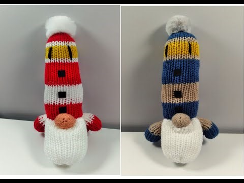LIGHTHOUSE GNOME TUTORIAL - Addi - Sentro - Circular Knitting Machine Tutorial