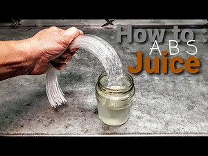 Making of ABS plastic glue ( abs juice :)
