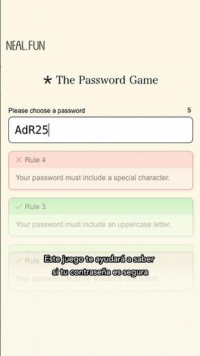 The Password Game