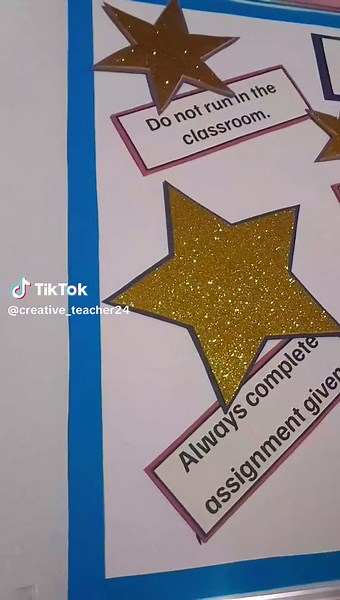 Rules in my classroom #creative #teacher #center #teacher #guyana🇬🇾