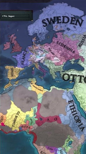 EU4 Timelapse: 377 years of European history - Ai only timelapse #eu4 #paradox #grandstrategy