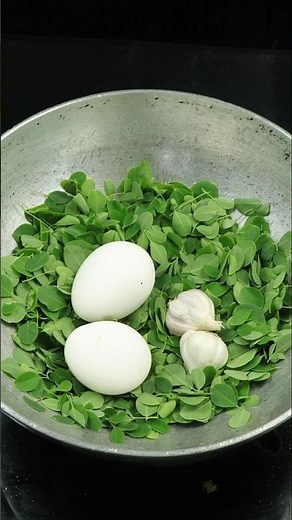 🚀Viral Drumstick Leaves Egg Omelette Rice Recipe | Trending YouTube Shorts