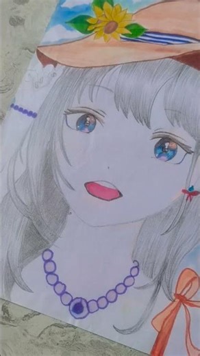 drawing sketch of sweat beautiful girl 🌹❤️🥰 #song