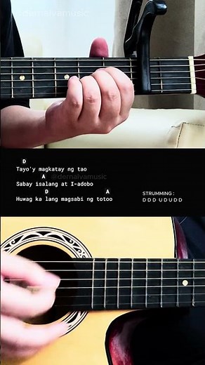 Pagibig Ay Kanibalismo II - fitterkarma | Easy Guitar Tutorial For Beginners #guitarlesson #shorts