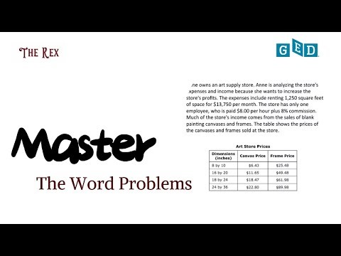 Word Problems, made EASY │ GED Math