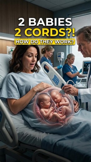 How Twin Umbilical Cords Work Inside the Womb without Tangled 👶👶 | 3D Pregnancy #twinpregnancy