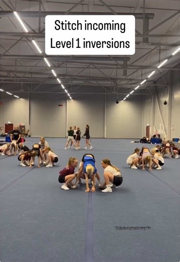 I love when a stunt is thinking about progression to a higher level and building those skills that athletes will need to be successful at higher levels #level1 #inversion #level2 #level3 #cheerjudge video of @gsfairies from IG