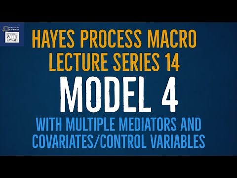 14. Hayes Process Macro Model 4 with Multiple Mediators and Covariates