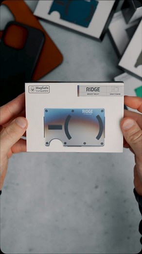 Ridge on Instagram: "Unbox the power of connection. ⚡️ Our Ridge Wallet for MagSafe now comes in four new premium finishes—same seamless bond, new ways to make it yours. #ridge #edc #edcgear #everydaycarry #ridgewallet #wallet #edccommunity #wallets #magsafe"