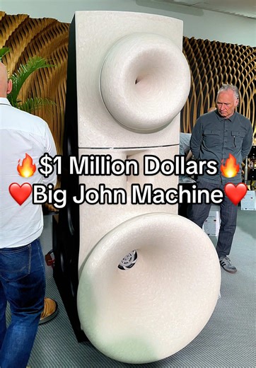 $1 Million Dollars Big John Machine 🔥 650kg $450k Huge Horn Speakers ❤️ Audiophile HiEnd Stereo Sound System ⚙️ #highend #audio #hifi #speakers #setup